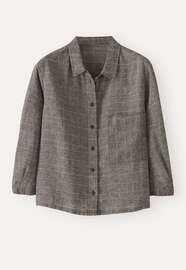 Checked shirt, Natural brown, webstill