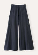 Wide-leg jersey trousers, Midnight, webstill