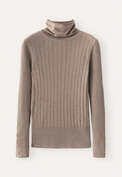 Ribbed sweater, Oatmeal, webstill