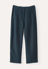 Dart-detail trousers, Midnight, webstill