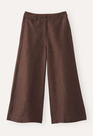 Tailored culottes, Blush brown, webstill