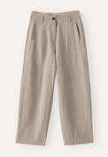 Barrel-leg trousers, Mink, webstill