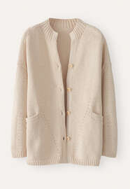 Chunky cardigan, Natural, webstill