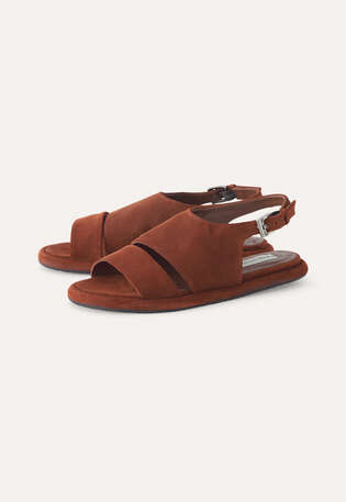 Ankle-strap sandals, Rust, webstill