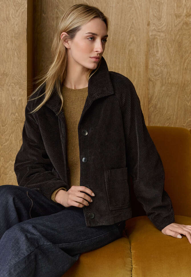 Cord jacket, Charcoal, completeTheLook