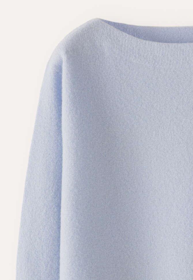 Boxy sweater, Frost blue, completeTheLook