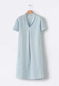 Shawl-collar dress, Pale sky, webstill