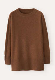 Raglan-sleeve sweater, Chilli brown, webstill