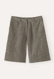Textured shorts, Black fawn, webstill