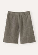 Textured shorts, Black fawn, webstill