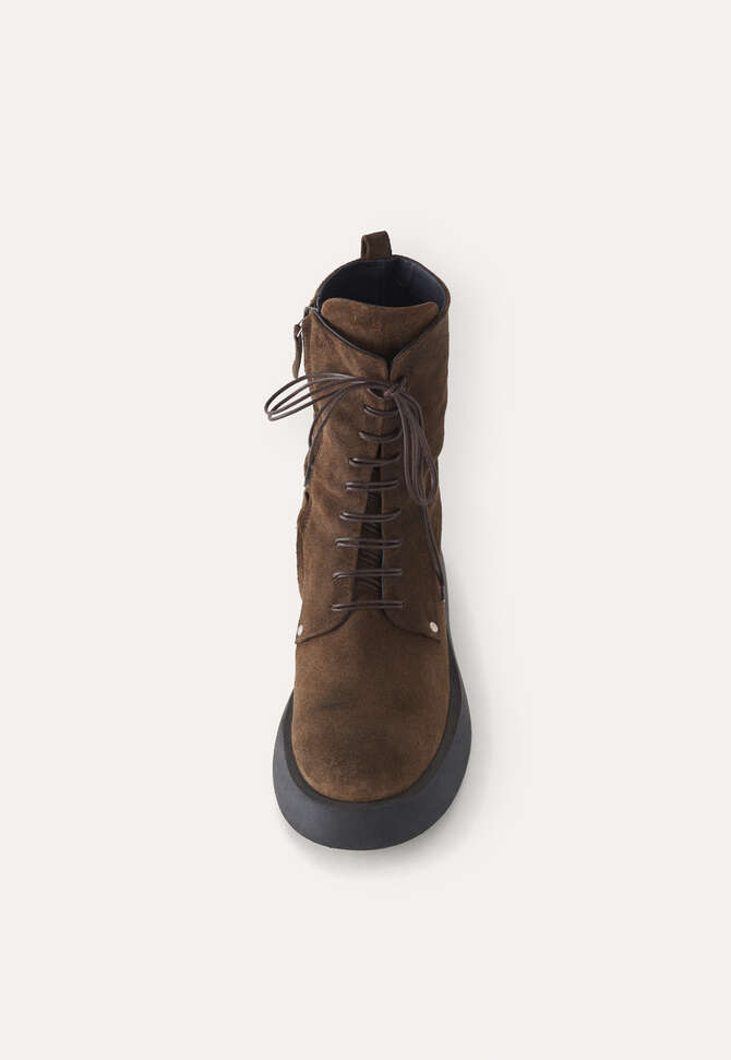 Lace-up boots, Brown, completeTheLook