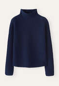 Funnel-neck sweater, Ink, webstill