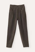 Tapered trousers, Chocolate, webstill