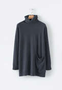 Roll-neck sweater, Dark petrol, webstill