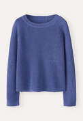 Raglan-sleeve sweater, Periwinkle, webstill