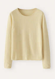 Crew-neck sweater, Lemon fawn, webstill