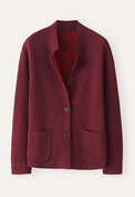 Double-knit jacket, Maroon red, webstill