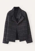 Check jacket, Charcoal, webstill