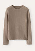 Long-sleeve sweater, Taupe, webstill