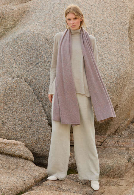 Wrap scarf, Lavender mauve, completeTheLook