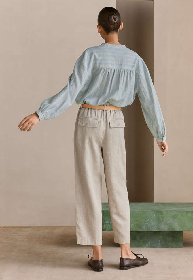 Striped shirt, Soft blue, completeTheLook