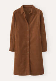 Button-through dress, Brown rust, webstill