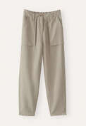 Tapered leg trousers, Mink, webstill