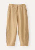 Barrel-leg trousers, Yellow wheat, webstill