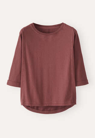 Panelled top, Mulberry red, webstill