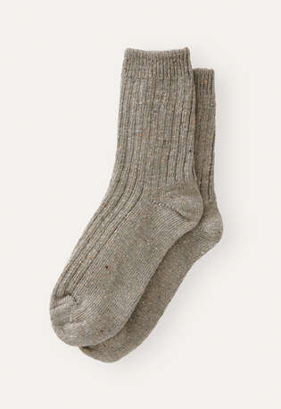 Donegal socks, Fawn, webstill
