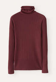 Ribbed sweater, Claret red, webstill