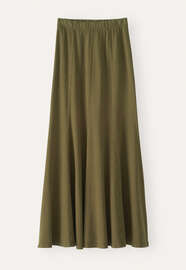 Jersey skirt, Dark khaki, webstill
