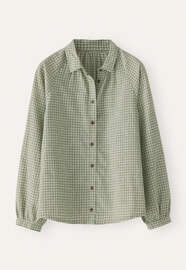 Checked shirt, Forest cream, webstill