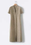 Button-through dress, Grey taupe, webstill
