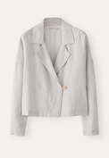 Wide-collar jacket, Ice grey, webstill