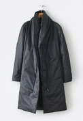 Shawl-collar coat, Washed black, webstill