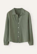 Collared blouse, Soft forest, webstill