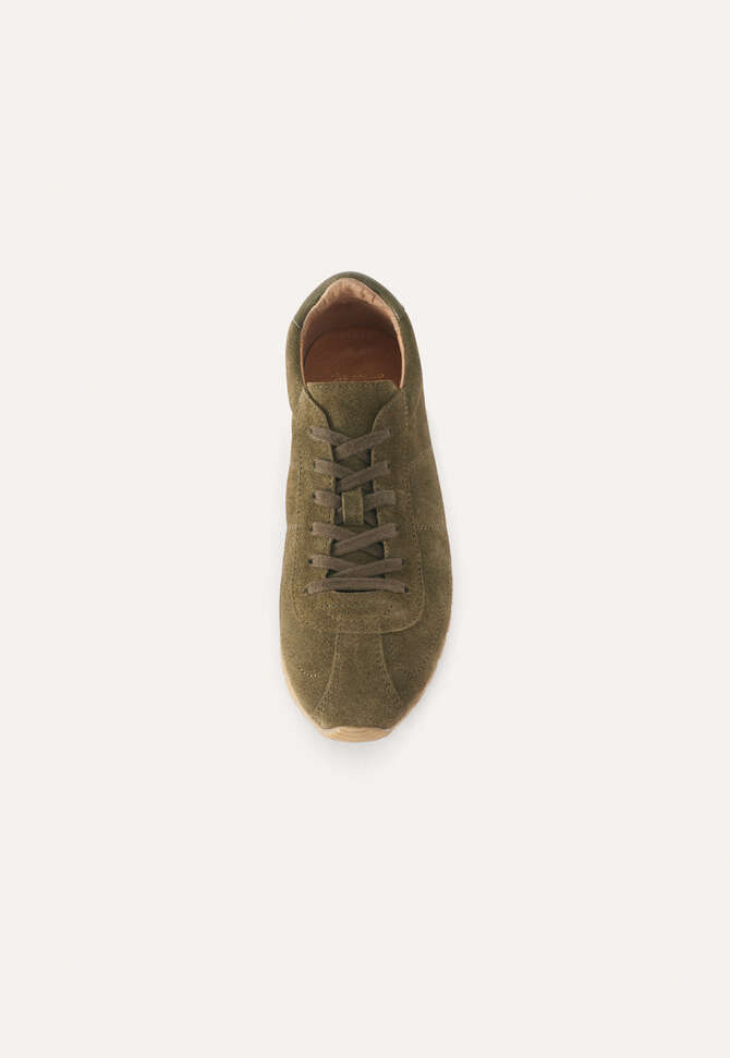 Lace-up trainers, Forest, completeTheLook