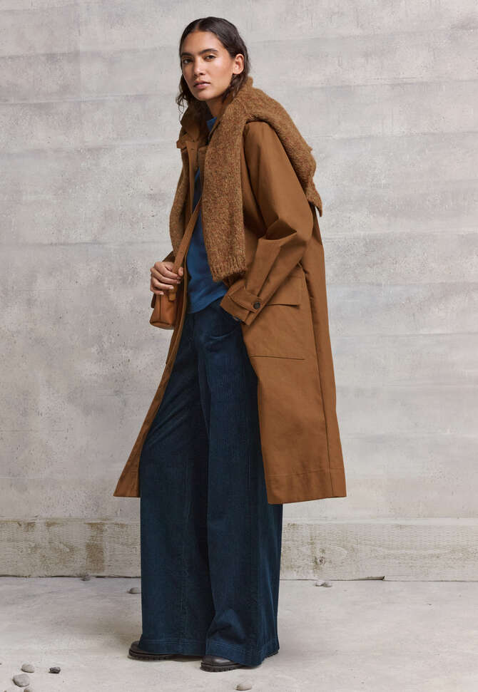 Hooded trench coat, Toffee, completeTheLook