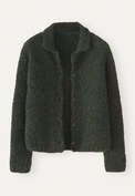 Collared cardigan, Dark forest, webstill