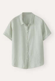 Short-sleeve shirt, Pale sage, webstill