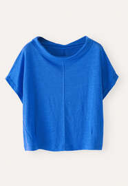 Turned-over neck top, Bright bluebell, webstill