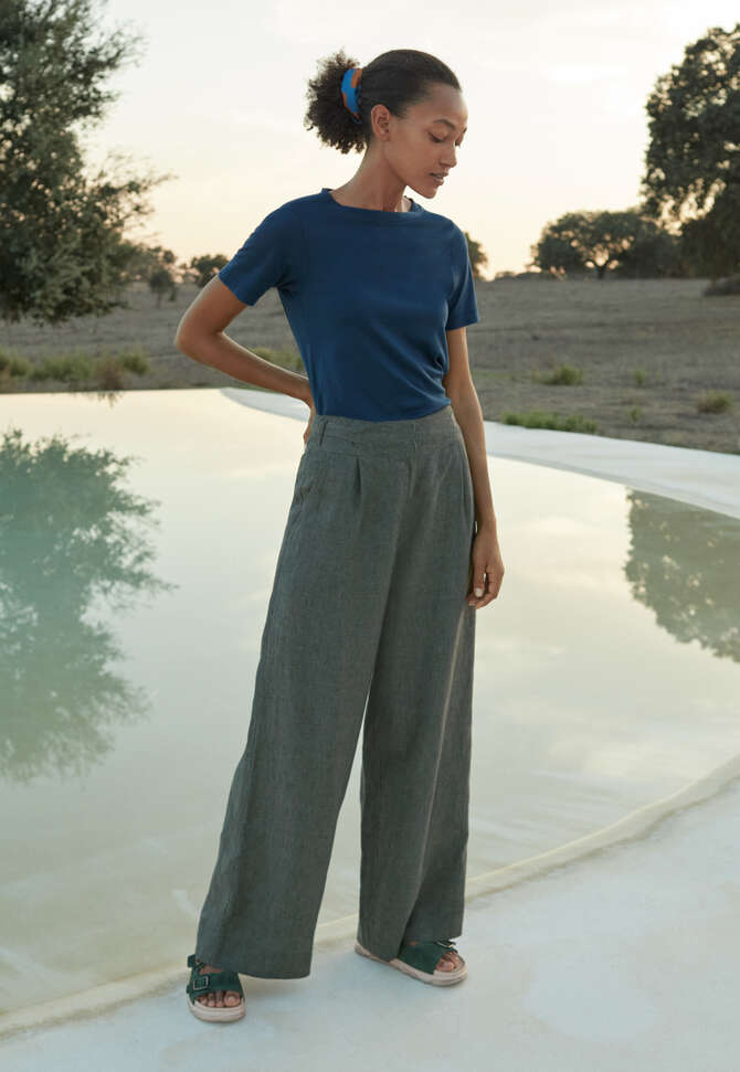 T-shirt, Dark teal, completeTheLook
