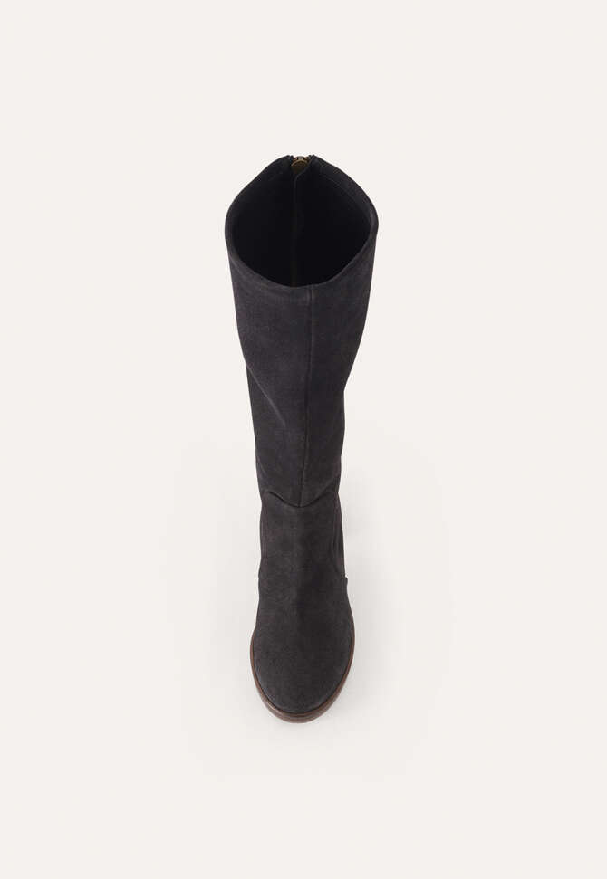 Heeled boots, Slate, completeTheLook