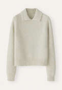 Collared sweater, Natural stone, webstill