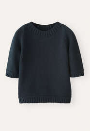 Short-sleeve sweater, Midnight, webstill