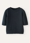 Short-sleeve sweater, Midnight, webstill
