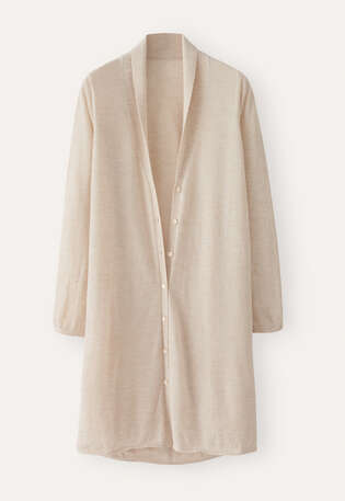 Long cardigan, Pale fawn, webstill