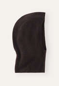Hooded snood, Dark aubergine, webstill