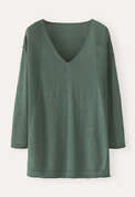 V-neck sweater, Bay green, webstill